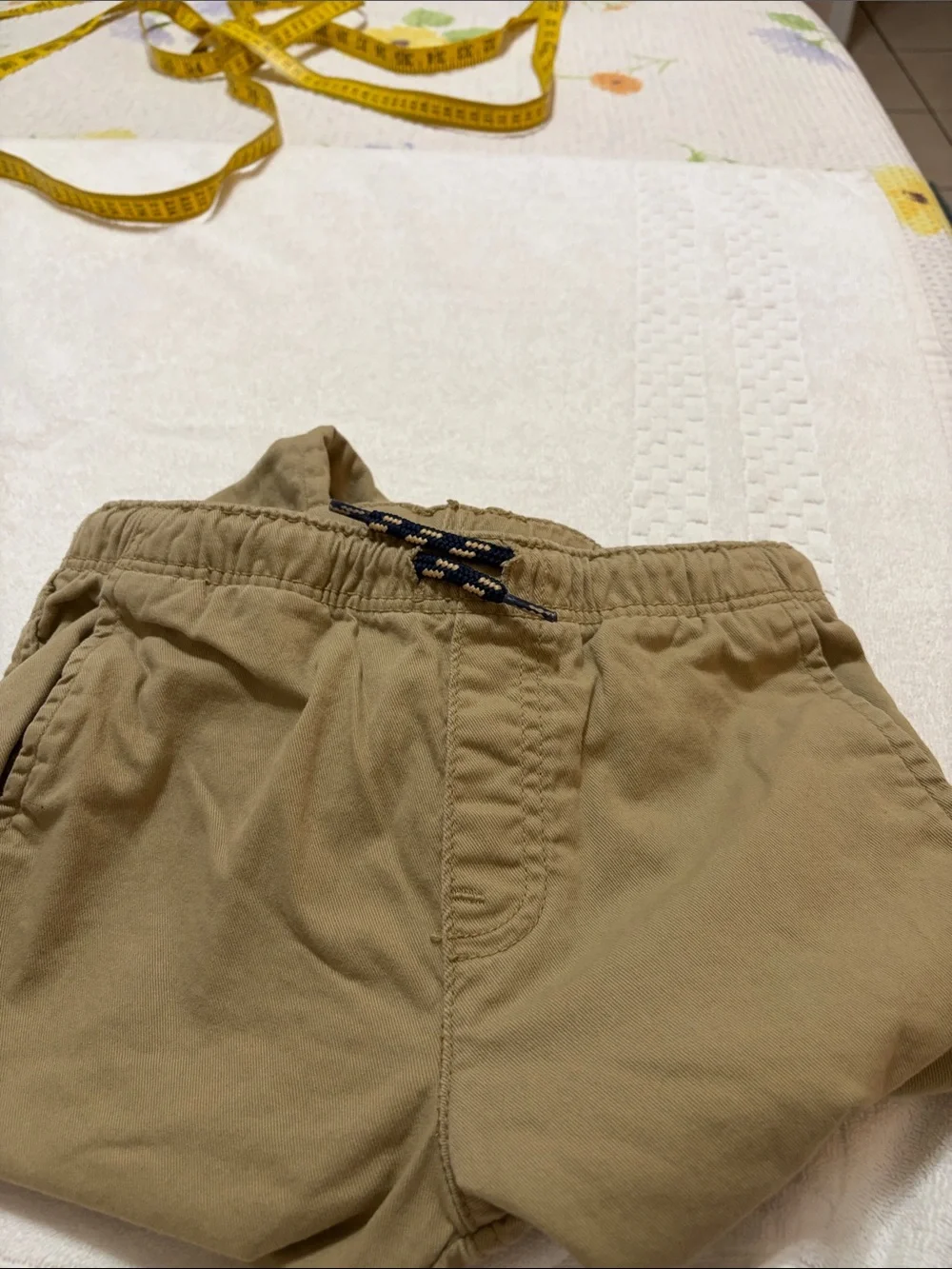 kids Elastic Waist Jogger Pants - Tan(M)